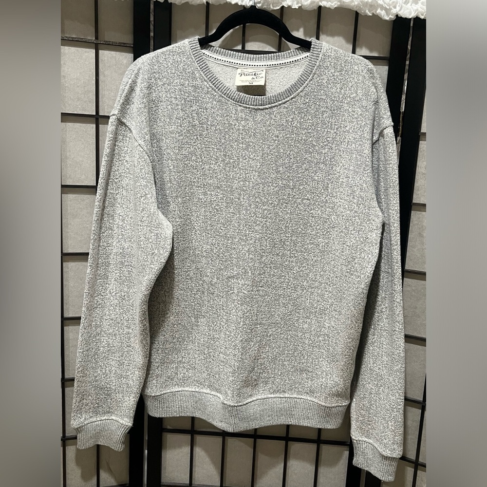 Pacific & Co. Gray Collection SWEATSHIRT SWEATER CREWNECK PREPPY MEN SIZE M